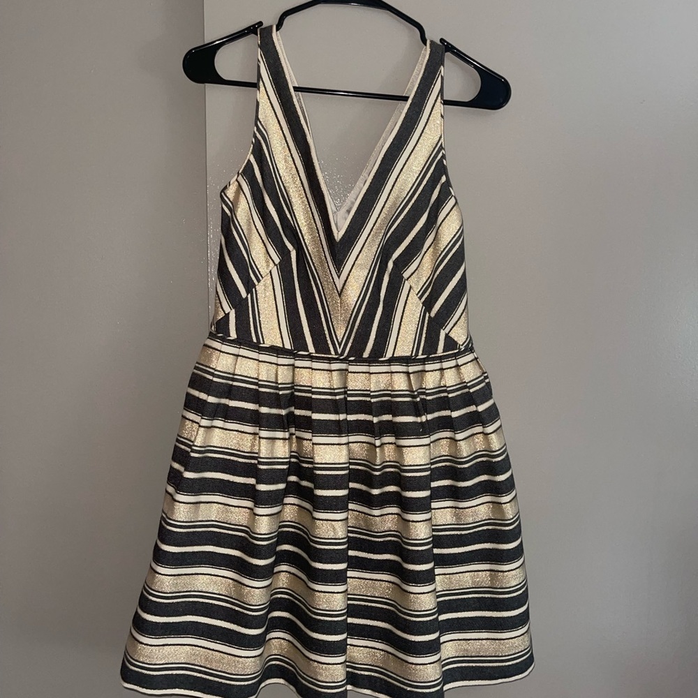 J Crew Fit N Flare Sparkle Dress